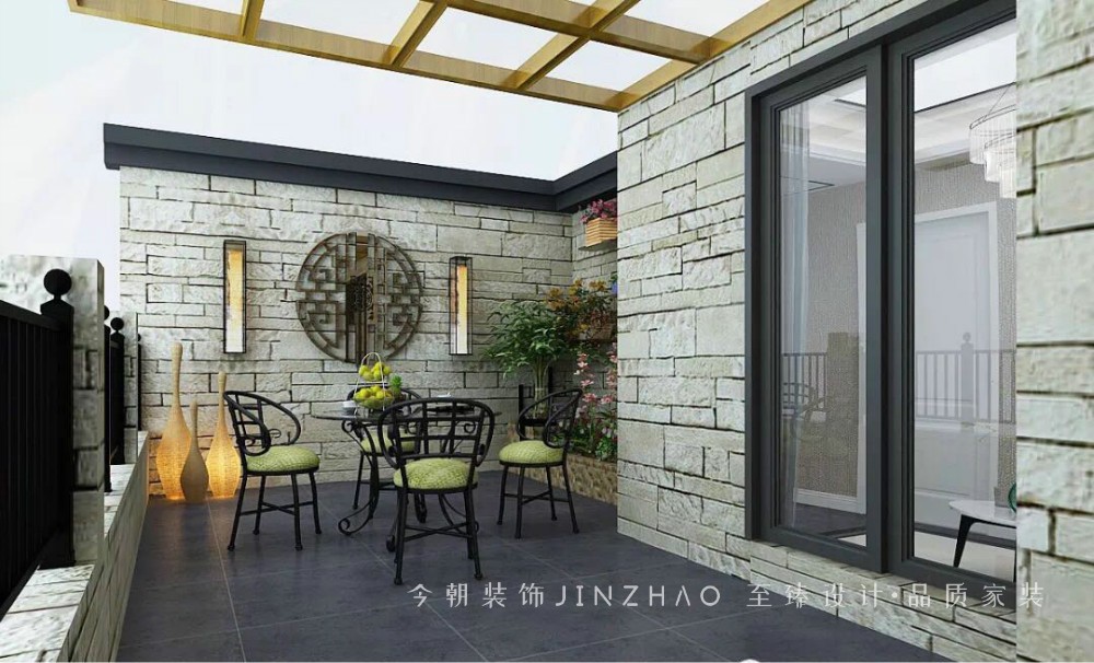 安苑小區(qū)現(xiàn)代簡(jiǎn)約風(fēng)格陽(yáng)臺(tái)裝修效果圖